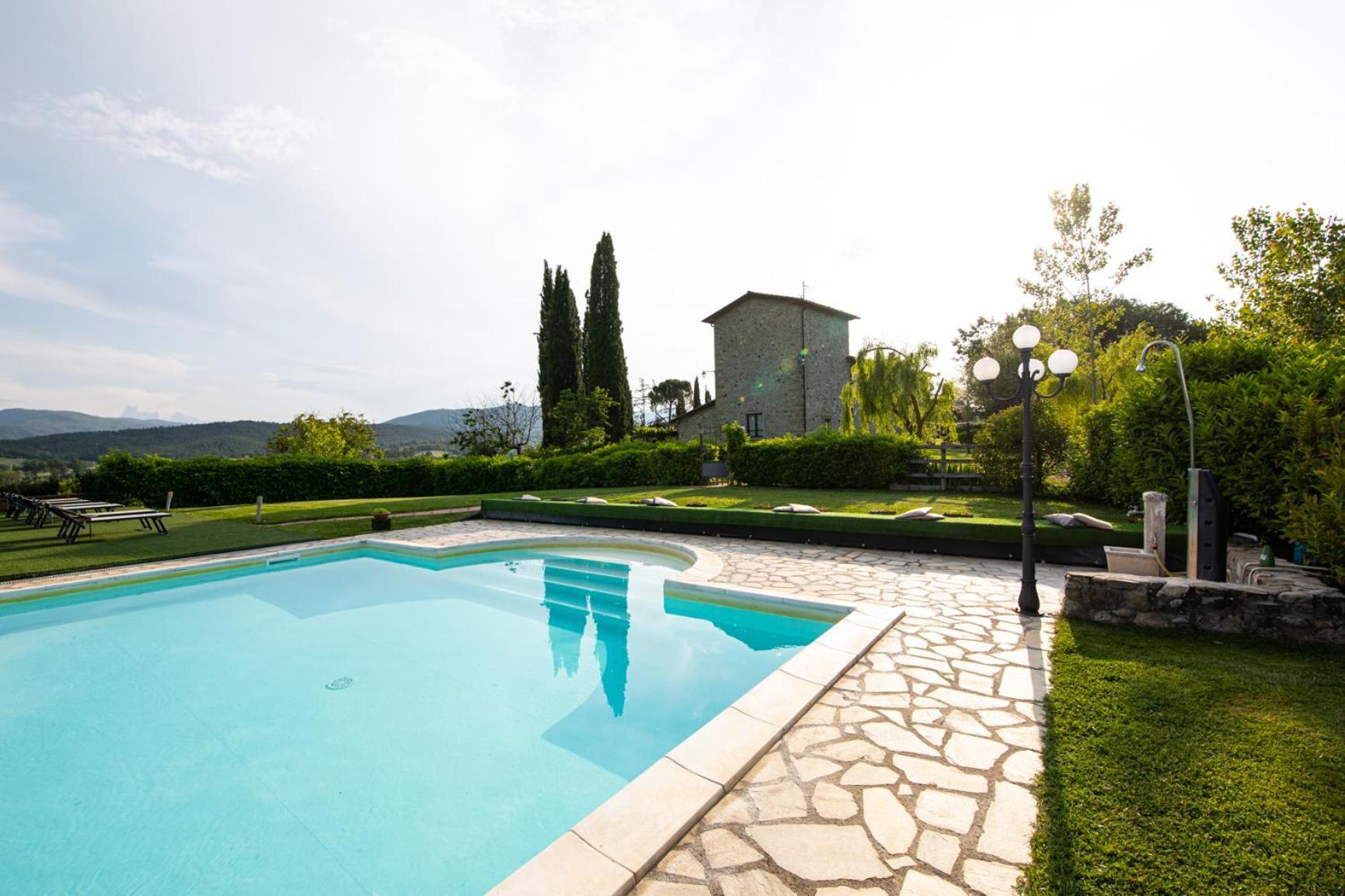 Agriturismo Il Sasso 安吉亚里 外观 照片